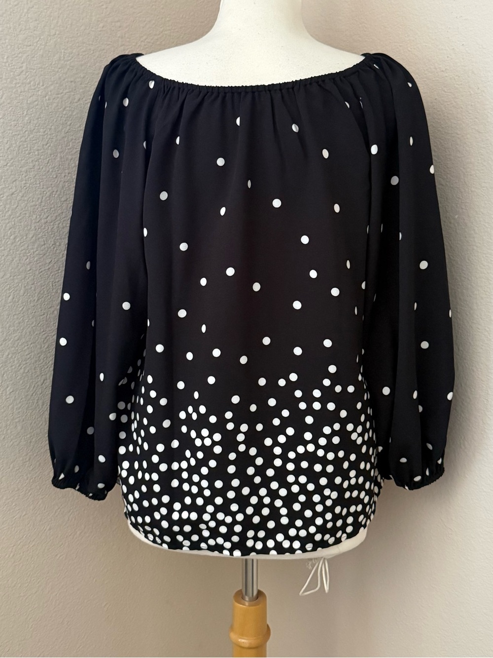 Ann Taylor Polka Dot Blouse